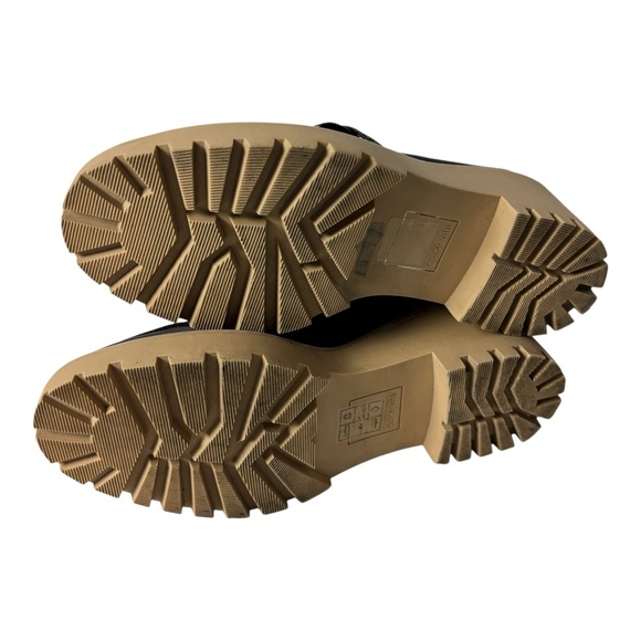 Dolce Vita Harris Platform Loafers chunky Chain Black Size 7.5 - Picture 8 of 8